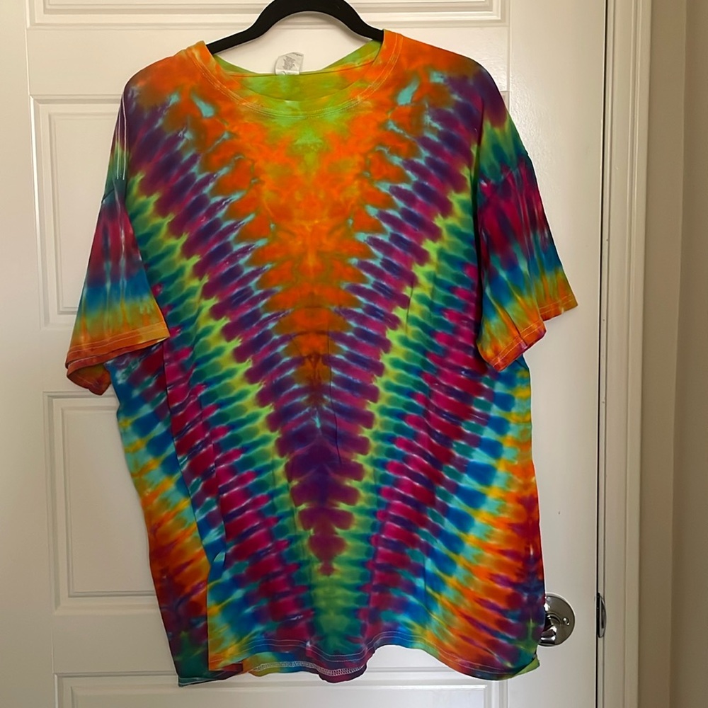 Love is the Answer Tie Dye T-shirt- Multi Color